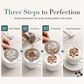 Latte-Art-Schablone aus Edelstahl