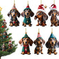 ⏳🔥NUR FÜR KURZE ZEIT 50 % RABATT! ⏰🎄 Christbaumschmuck in Welpenform 🐕🎁