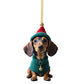 ⏳🔥NUR FÜR KURZE ZEIT 50 % RABATT! ⏰🎄 Christbaumschmuck in Welpenform 🐕🎁