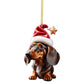 ⏳🔥NUR FÜR KURZE ZEIT 50 % RABATT! ⏰🎄 Christbaumschmuck in Welpenform 🐕🎁