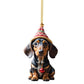 ⏳🔥NUR FÜR KURZE ZEIT 50 % RABATT! ⏰🎄 Christbaumschmuck in Welpenform 🐕🎁