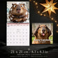 Lustiger Capybara-Wandkalender 2027 🗓️