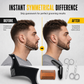 Einfach zu bedienende Bartformungsvorlage beard razor emoji
