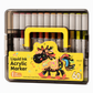 🎨✨ Soft Brush Tip Acrylic Markers – Vibrant Colors for Creative Projects